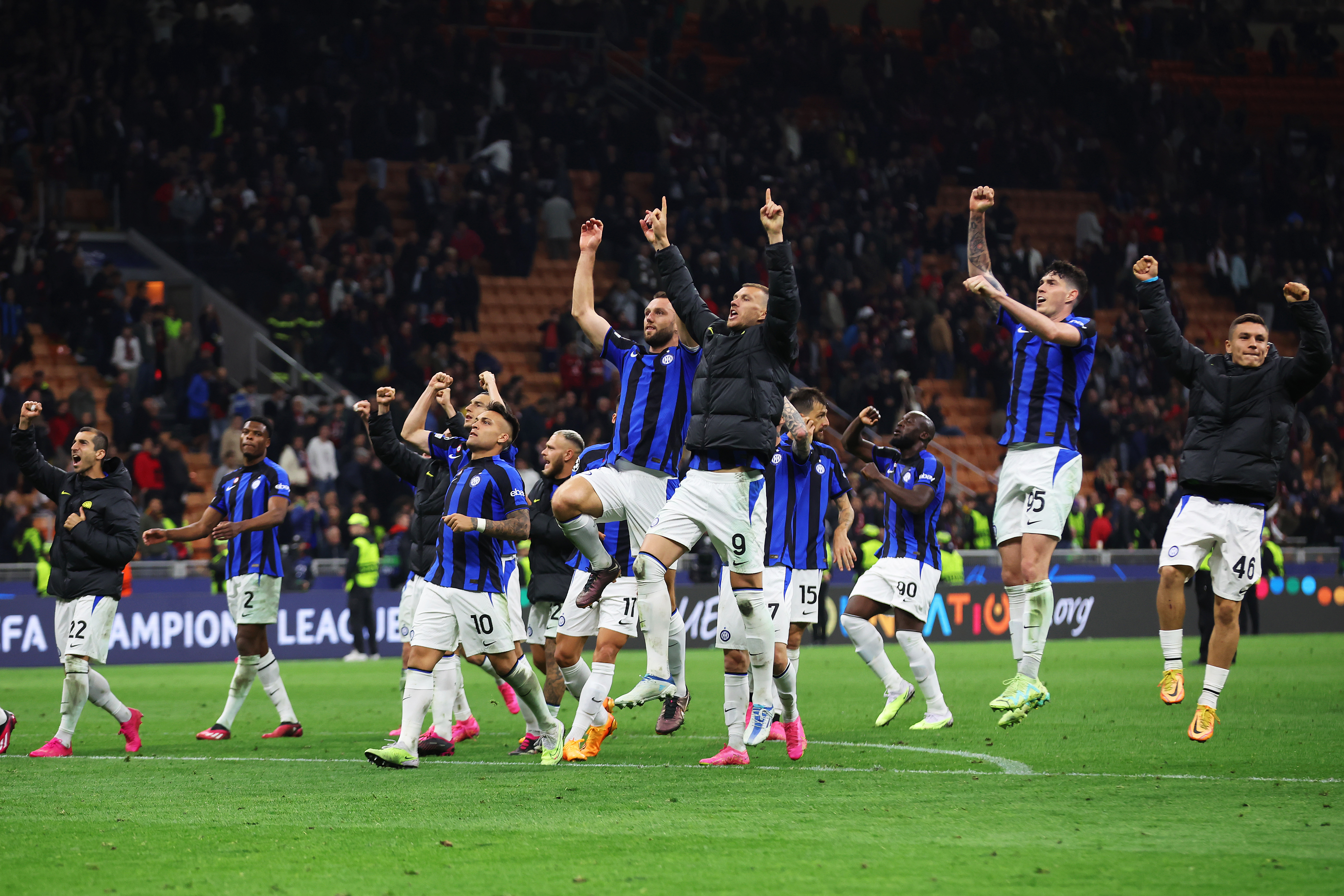 Champions League: Inter beat AC Milan in semi-final first leg