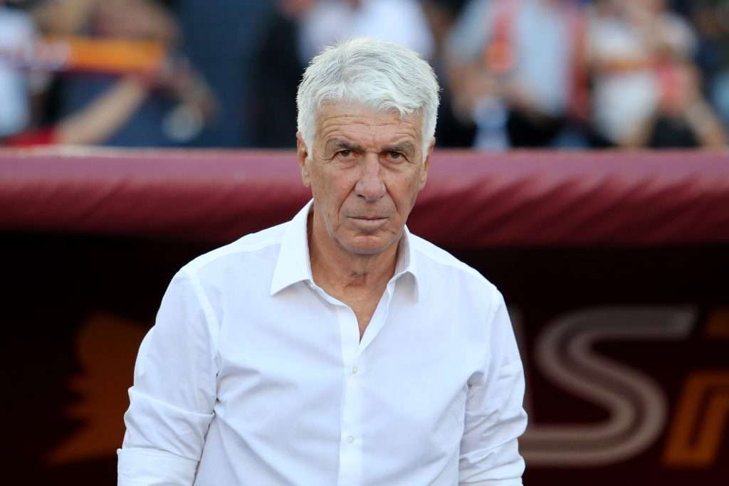 Gian Piero Gasperini está satisfeito com o empate de 2 a 2 da Roma contra o Inter