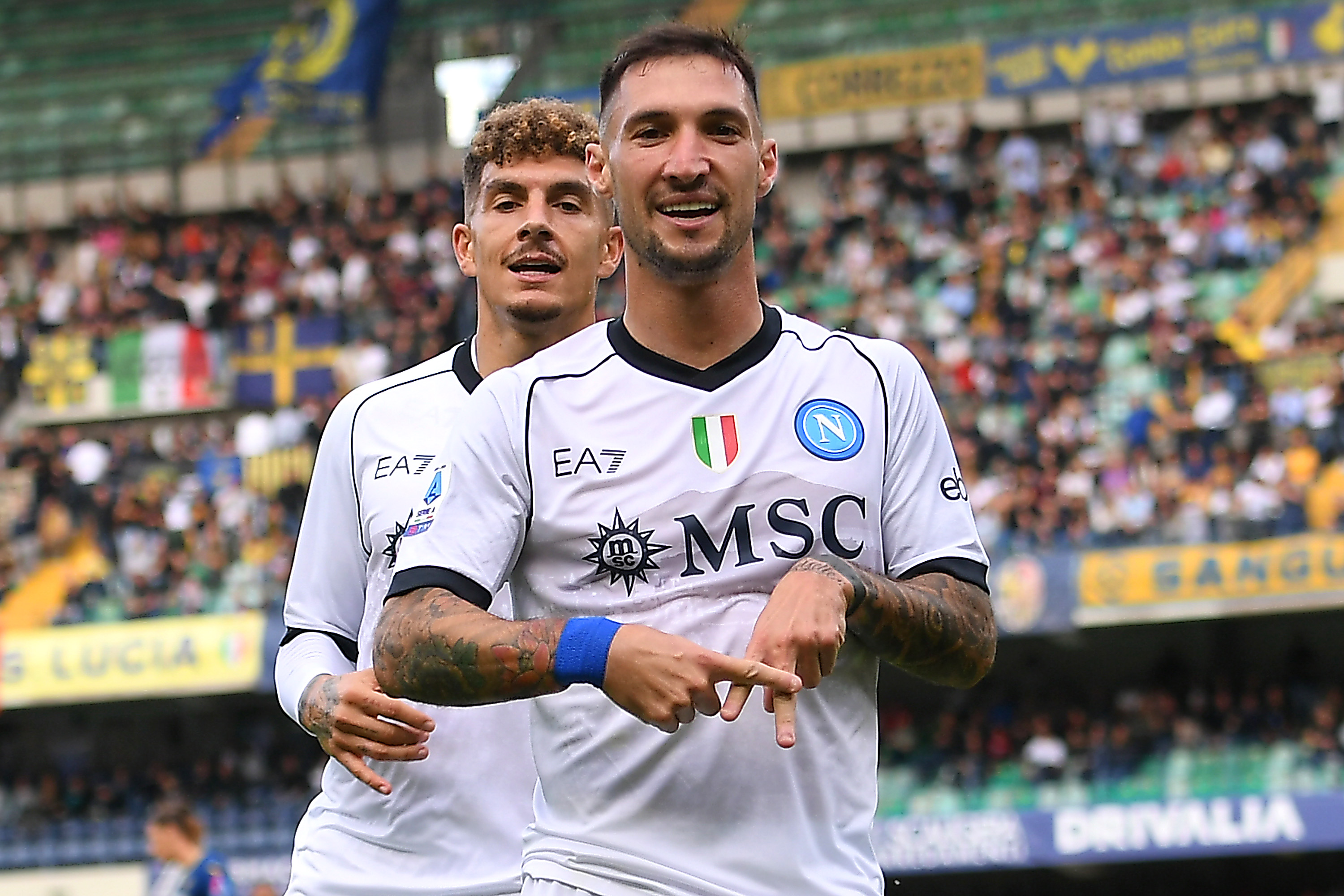 Juan Jesus of Napoli during the Serie A TIM match between Genoa