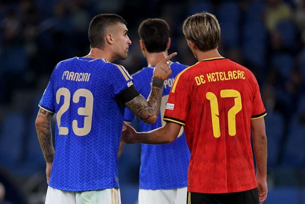 Giovanni Di Lorenzo defende a Itália após derrota da Bélgica